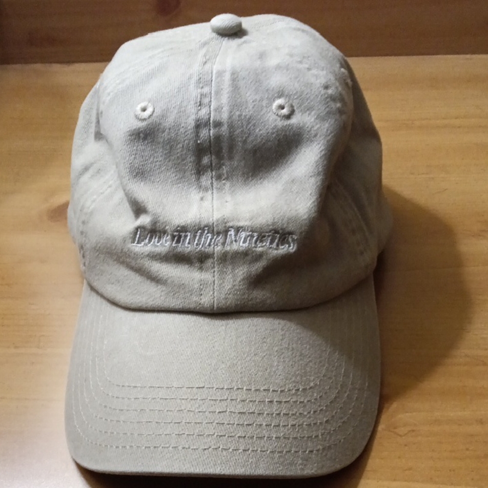 H&M, Unisex Beige Embroidered Cap | One Size | Women's; Men's